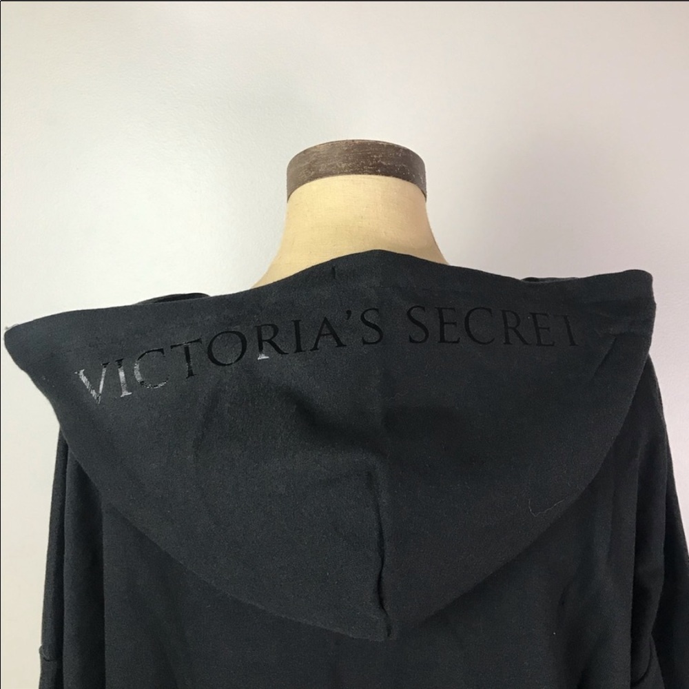 Victoria’s Secret sueded fleece cropped hoodie